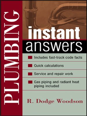 cover image of Plumbing Instant Answers